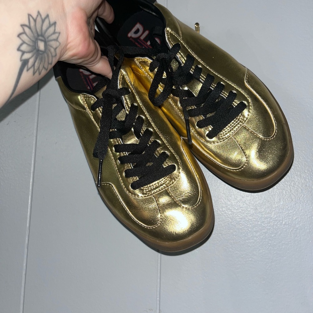 Jeffrey Campbell Gold Men's Sneakers